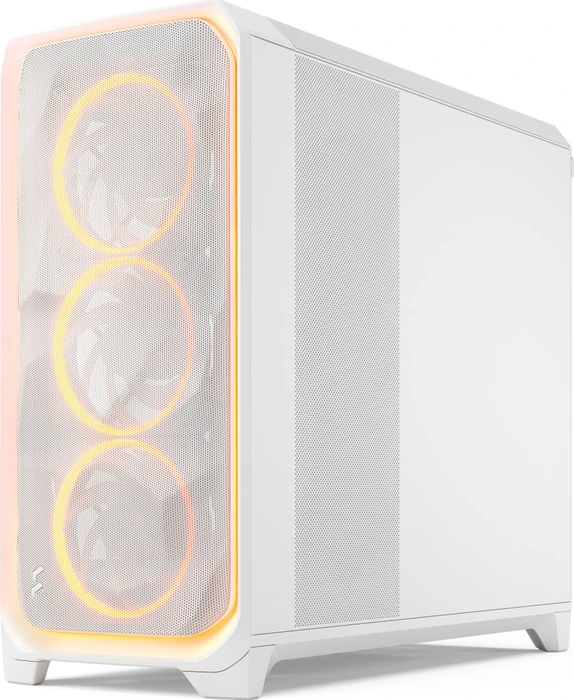 Fractal Design Meshify 3 XL Ambience Pro RGB White TG Clear Tint, weiß, Glasfenster