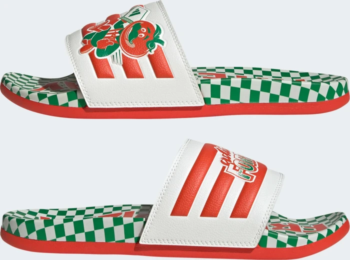 adidas Comfort Adilette UB x Fortnite core white/bold orange/green