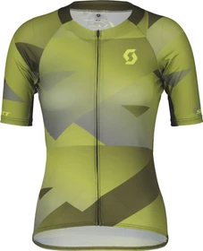 Scott RC Premium Climber Trikot kurzarm fir green/bitter yellow (Damen)