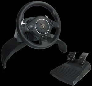 Raptor Gaming Super Sport Steering Wheel Lamborghini USB (PS3/PS2/PC)