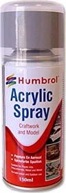 Humbrol Acrylic Spray Paint 33 black matt, 150ml