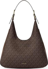 Michael Kors Nolita Large mit Signature-Logomuster Schultertasche brown/acorn