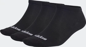 adidas Thin Linear Low-Cut Socken black/white, 3 Paare