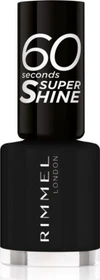 Rimmel 60 Seconds Super Shine Nagellack 900 Rita's Black, 8ml