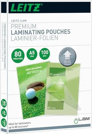 Leitz Laminierfolien iLAM, A5, 2x 80µm, glänzend, 100 Stück