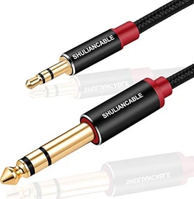 Shuliancable Audio-Kabel 3.5mm Klinke zu 6.35mm Klinke 3m