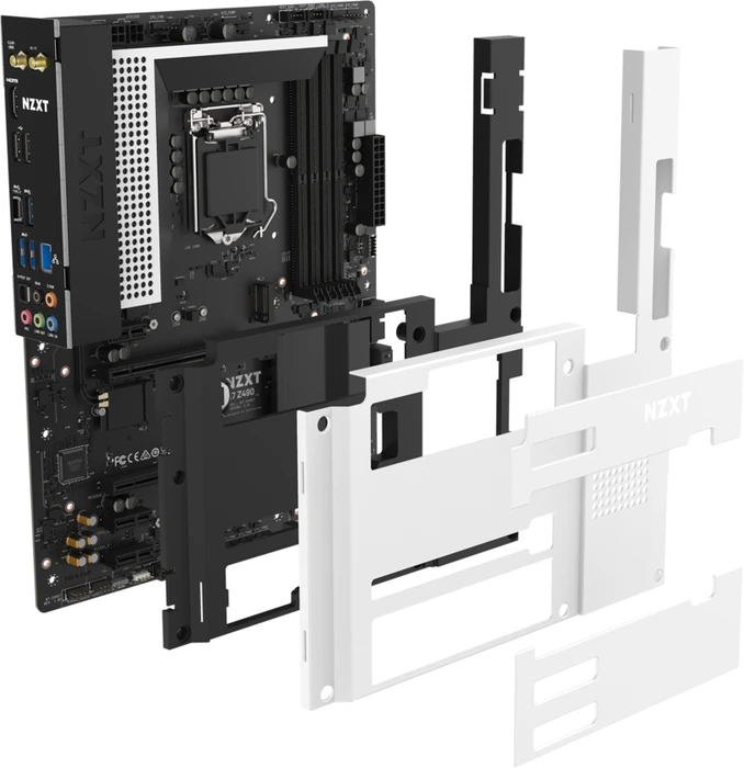 NZXT N7 Z490 White (Intel 1200)