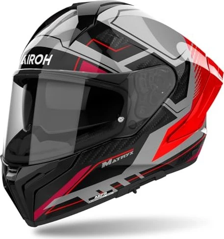 Airoh Matryx Rocket grau/rot/schwarz