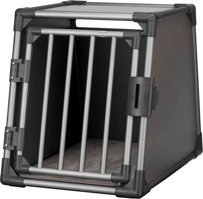 Trixie Transportbox Aluminium, mit Sicherheitsverschluss, M