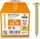 HECO TOPIX-plus verzinkt gelb A3L Torx T20 Holzschraube, 3.5x12mm, 1000 Stück (60177)