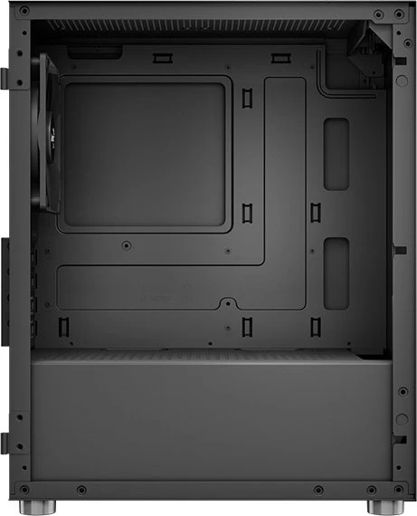 AeroCool CS-111 [V1] Black, Glasfenster