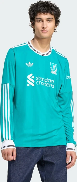 adidas Liverpool FC 2025/2026 Ausweichtrikot langarm (Herren)