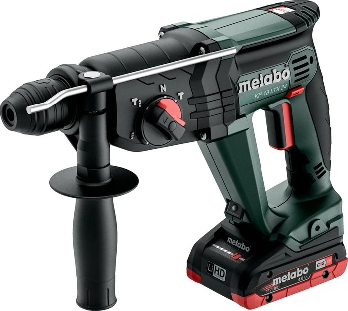 Metabo KH 18 LTX 24 Akku-Bohr-/Meißelhammer inkl. Koffer + 2 Akkus 4.0Ah