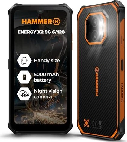 HAMMER Energy X2 5G 128GB schwarz/orange
