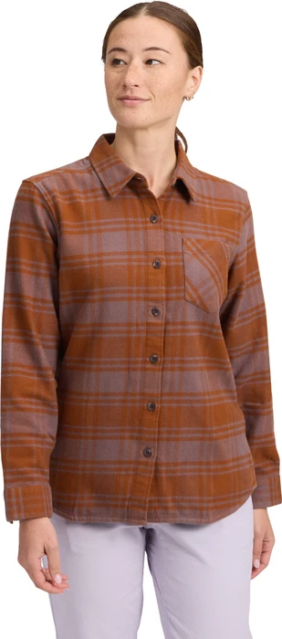 Black Diamond Project Flannel Hemd langarm dark mauve/clay (Damen)