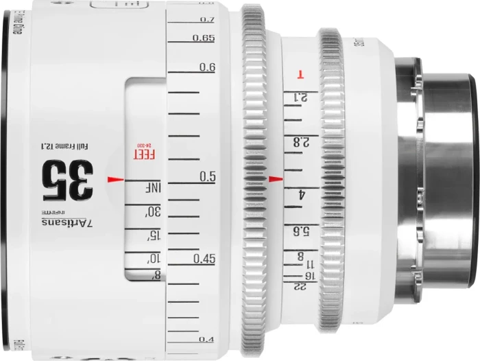 7artisans Infinte 35mm T2.1 Full Frame Cine für PL weiß