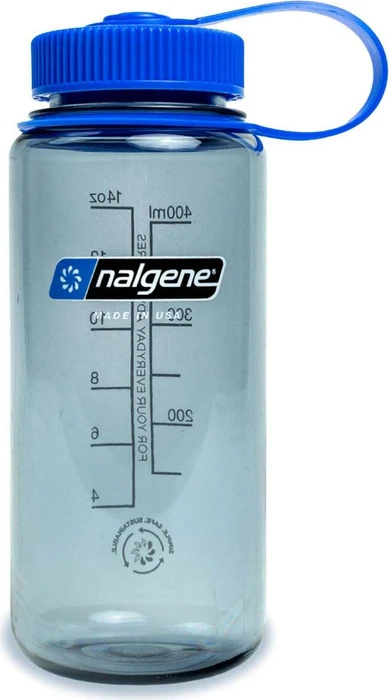Nalgene Wide Mouth Sustain Trinkflasche 473ml grau