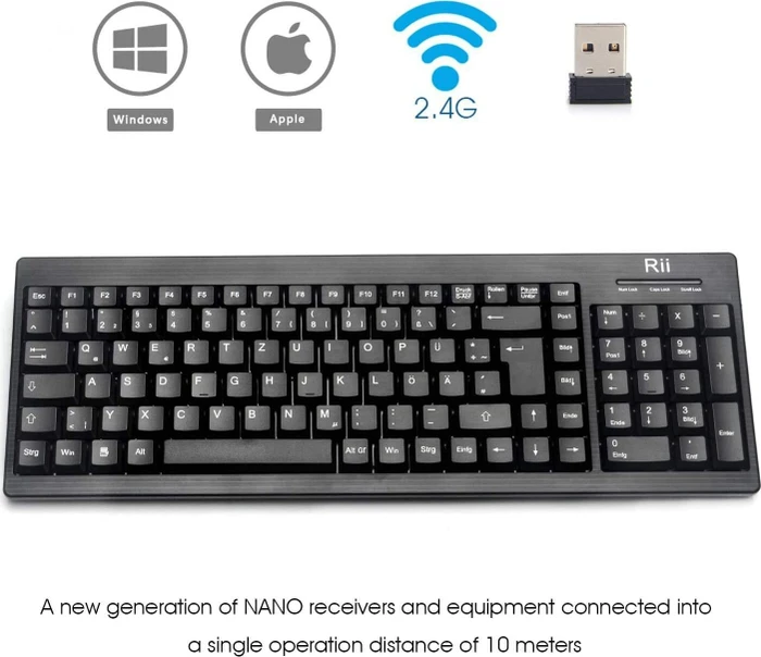 Riitek Rii RK901, USB, DE