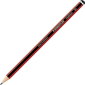 Staedtler Tradition 110 Bleistift 2H graphit, schwarz/rot