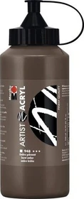 Marabu Artist Acryl Acrylfarbe, umbra gebrannt, 500ml