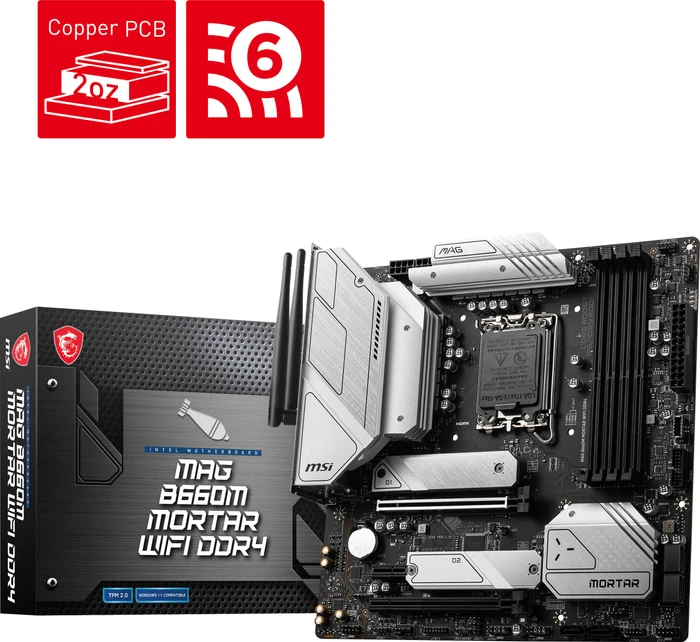 MSI MAG B660M Mortar WIFI DDR4 (Intel 1700)