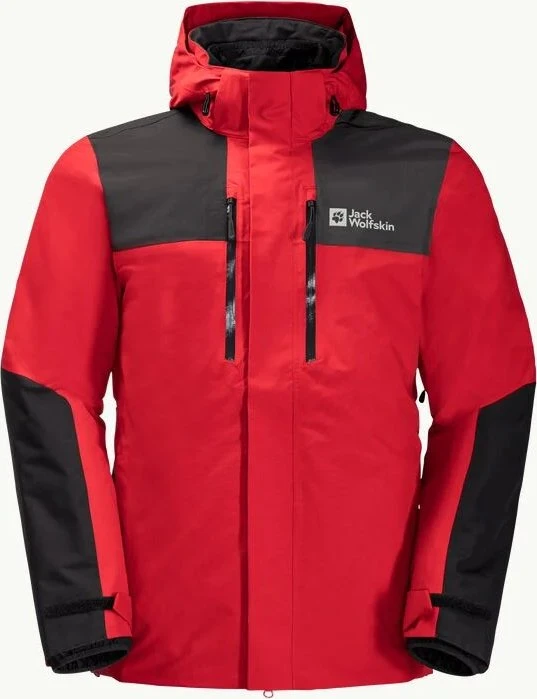 Jack Wolfskin Jasper 3in1 Funktionsjacke adrenaline red (Herren)
