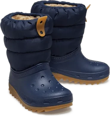 Crocs Classic Neo Puff Boot T navy/gum (Junior)