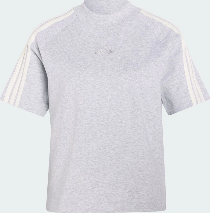 adidas Kit T-Shirt kurzarm light grey heather/off white (Damen)