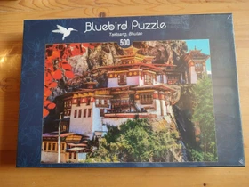 Bluebird Puzzle Taktsang Bhutan