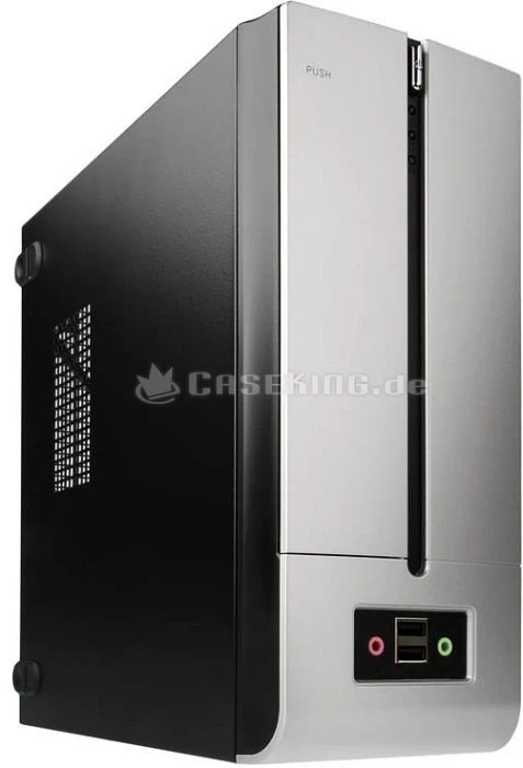 In Win BM639 USB 2.0 silber, Mini-ITX, 160W proprietär