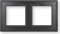 eQ-3 Homematic HmIP-GF2-A Glasrahmen 2-fach, schwarz Vorschaubild
