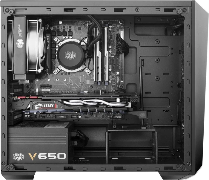 Cooler Master MasterBox Lite 3.1, schwarz, Acrylfenster