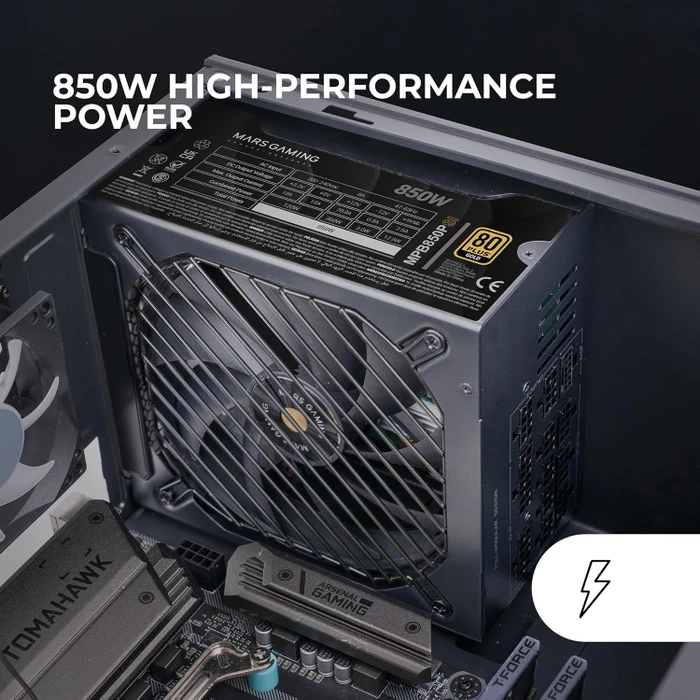 Mars Gaming MPB850PSI schwarz 850W, ATX 3.1