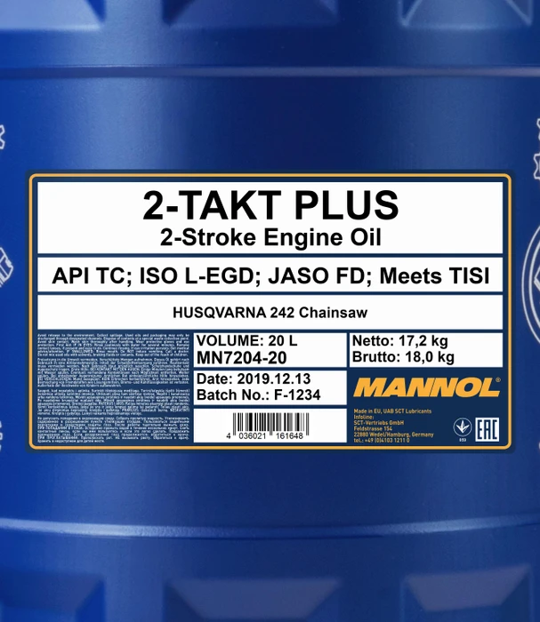 Mannol 2-Takt Plus API TC 20l