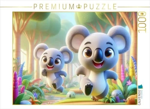 Calvendo Zwei Koalas im Wettrennen durch ihren Wald