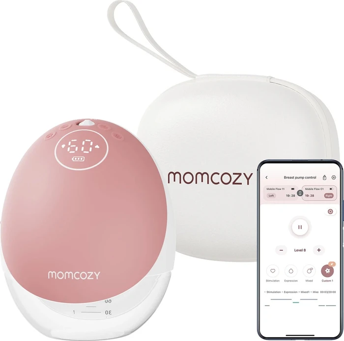 Momcozy M9 Mobile Flow Freihändige einseitige elektrische Milchpumpe