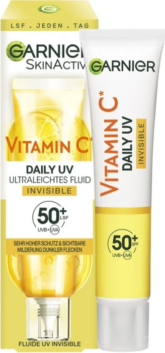 Garnier Vitamin C Daily UV Ultra Light Fluid Glow LSF50+, 40ml