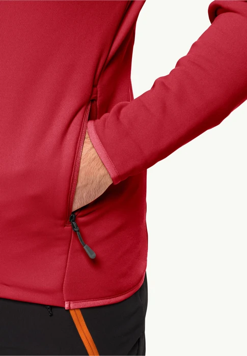 Jack Wolfskin Baiselberg Hoody FZ Jacke red glow (Herren)