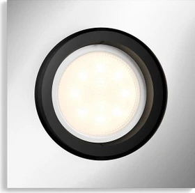 Philips Hue White Ambiance Milliskin Einbauleuchte Erweiterung eckig alu schwarz