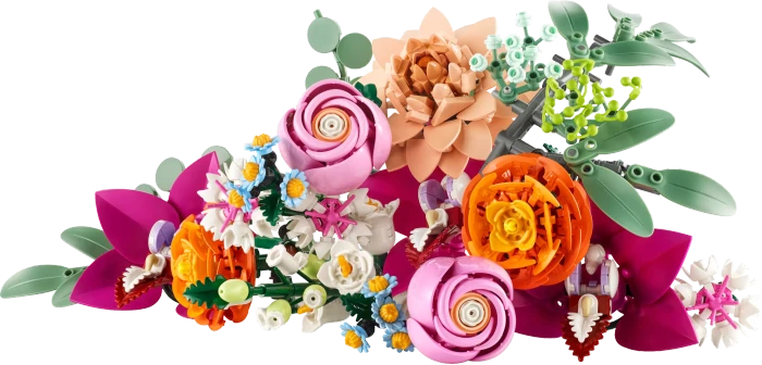 LEGO Botanicals - Schöner Rosafarbener Blumenstrauß