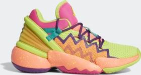 adidas D.O.N. Issue #2 team shock pink/semi solar slime/cloud white (Junior)