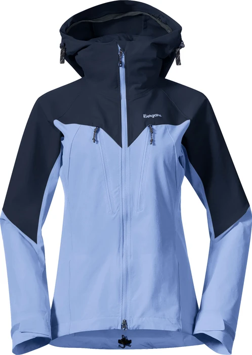 Bergans Tind Softshell Funktionsjacke blueberry milk/navy blue (Damen)