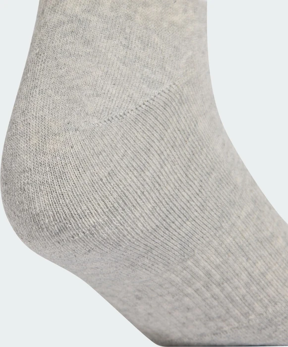 adidas 3-Streifen Cushioned Sportswear Mid-Cut Crew Socken medium grey heather/white/black, 3 Paare