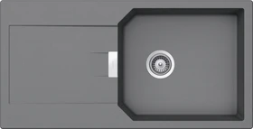 Schock Manhattan D-100L Einbau Becken reversibel croma