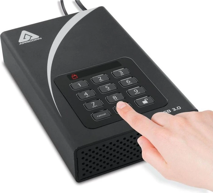 Apricorn Aegis Padlock DT, 6TB, USB-A 3.0