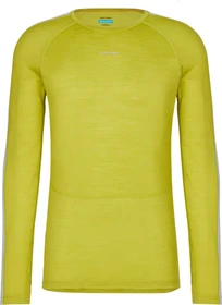 Icebreaker 125 ZoneKnit Merino Funktionsshirt langarm bio lime/ether (Herren)