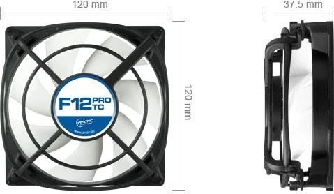 ARCTIC F12 Pro TC, 120mm
