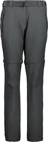 CMP Zip Off Stretch Zip-Off Hose lang holzkohle/schwarz (Junior)