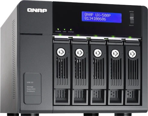 QNAP Expansion Unit UX-500p 15TB, 1x USB-A 3.0