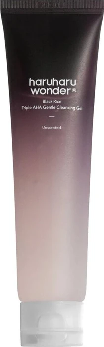 Haruharu Wonder Black Rice Triple AHA Gentle Cleansing Gel, 100ml